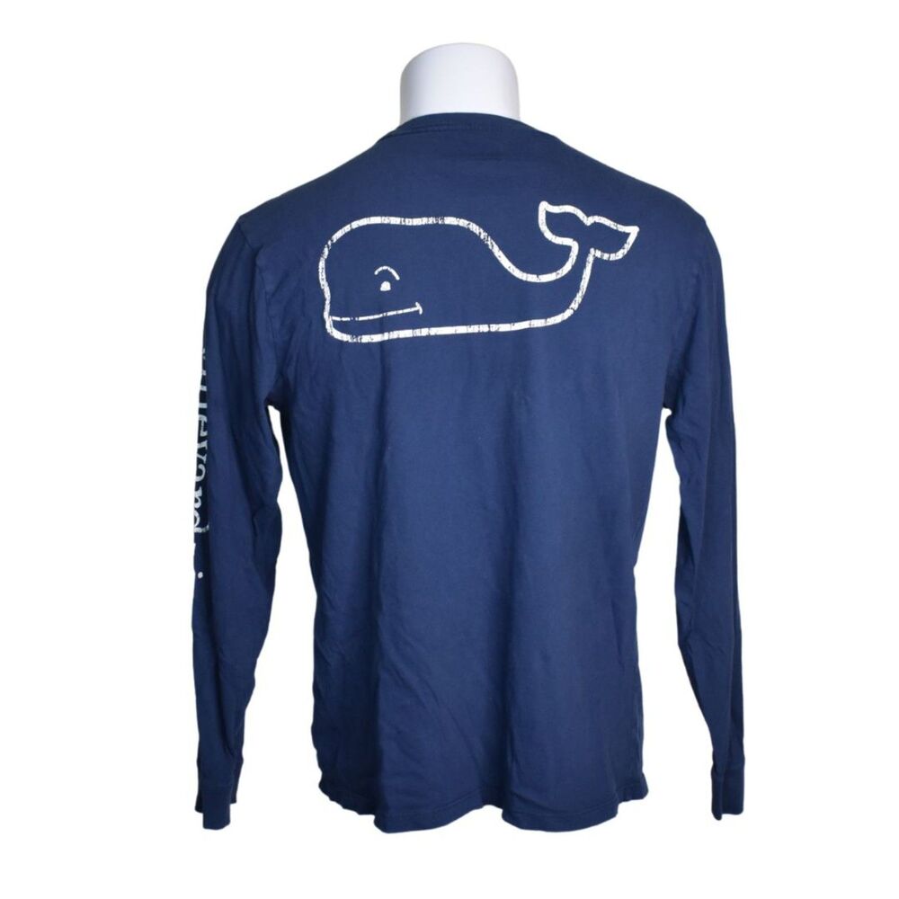 Vineyard Vines Long Sleeve Tee Navy Blue Unisex Medium